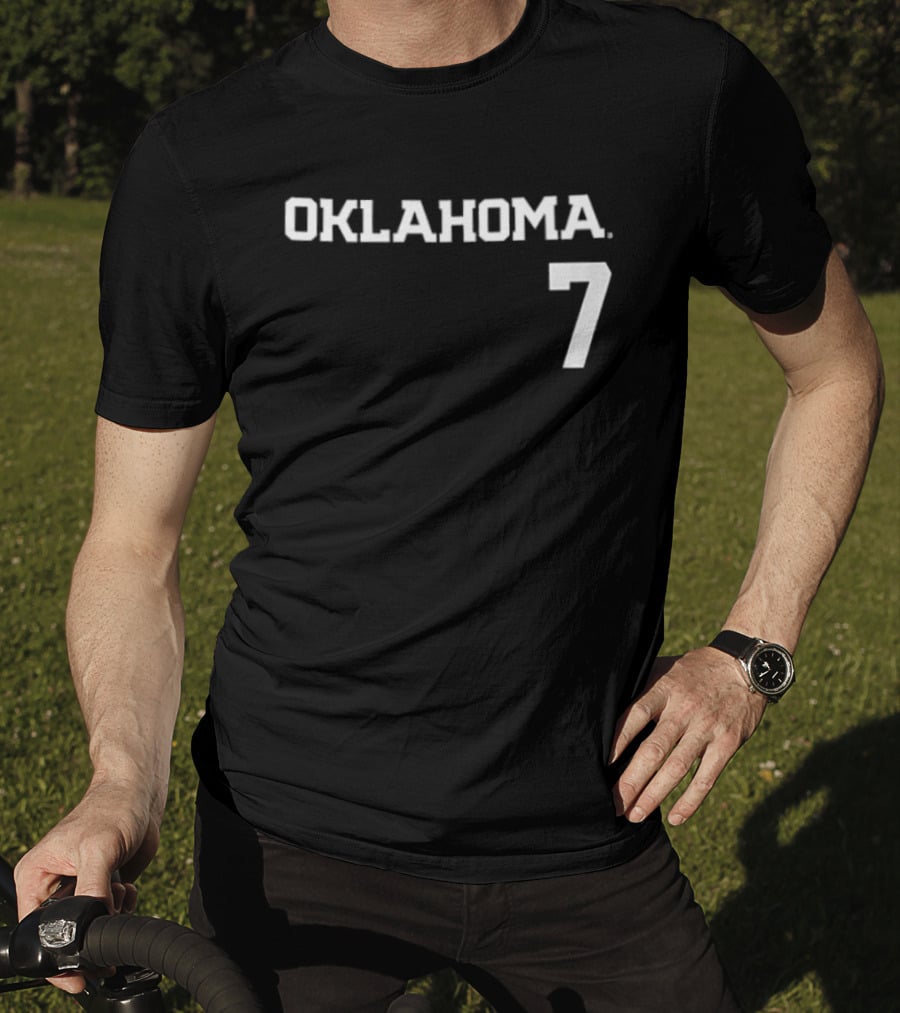 Oklahoma 7 Sooners Kasidi Pickering Softball Name And Number Two Sided T-Shirt