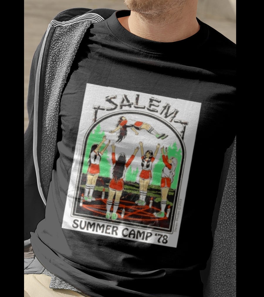 Salem Summer Camp '78 Ritual With Girls In Red And White Outfits T-Shirt