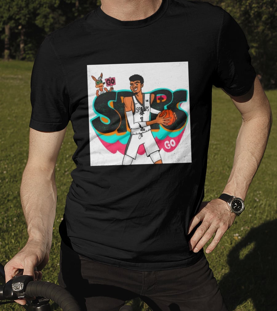 San Antonio Spurs Player Victor Wembanyama Go Spurs Go T-Shirt