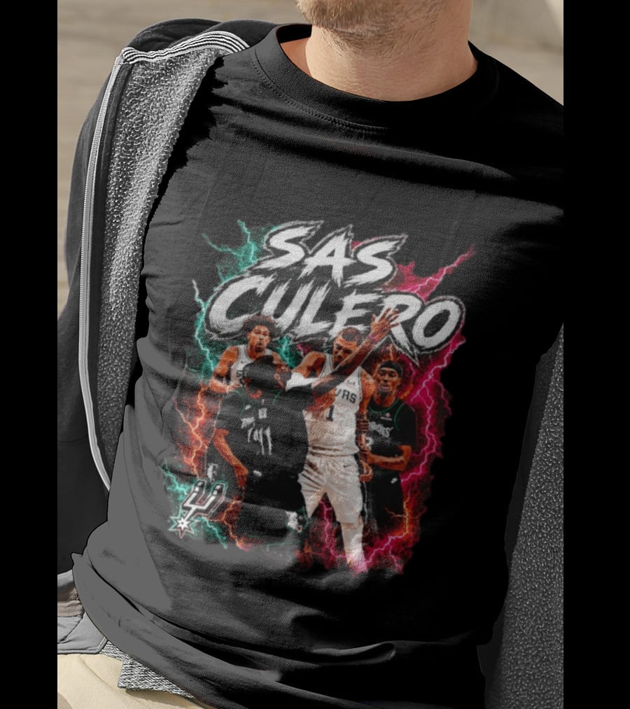 Sas Culero San Antonio Spurs Vs Minnesota Timberwolves Basketball Players T-Shirt