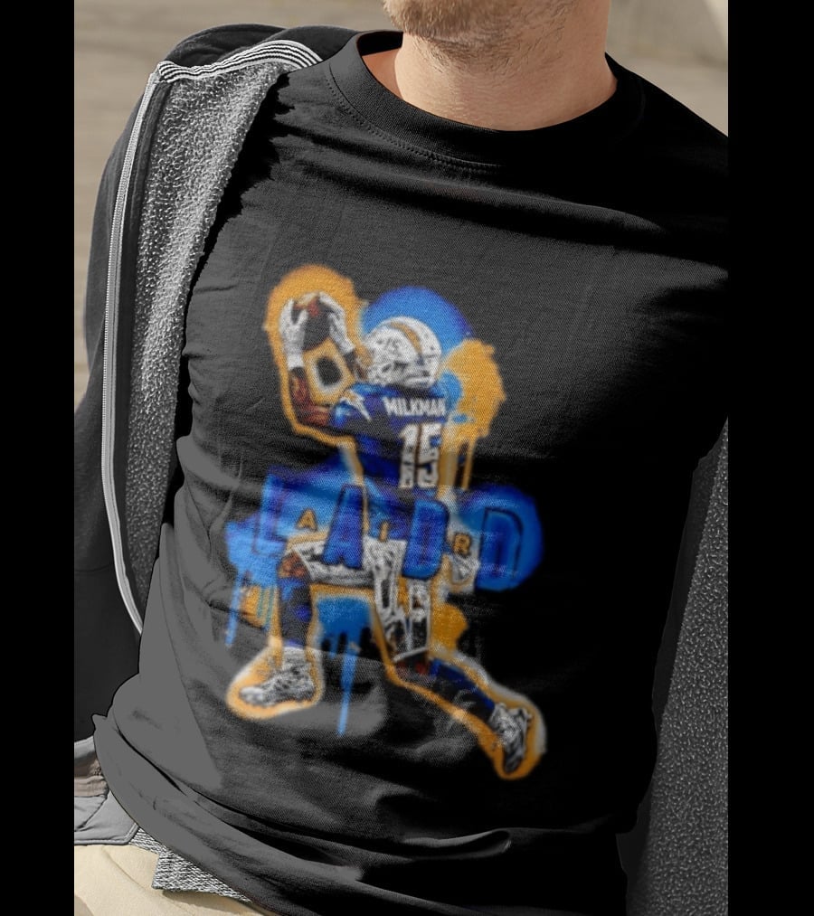 Milkman Keenan Allen 15 Ladd Air LA Los Angeles Chargers T-Shirt