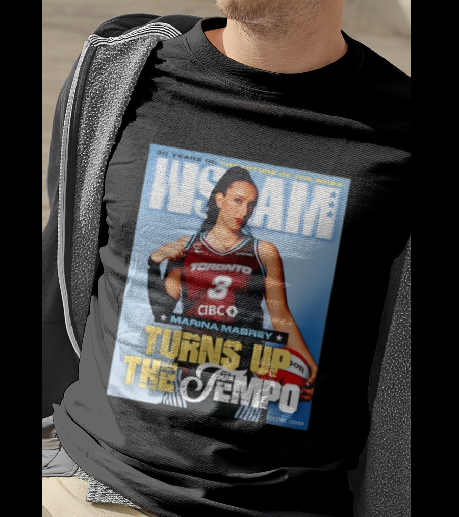 Marina Mabrey Turns Up The Tempo Toronto Basketball Slam Cover T-Shirt