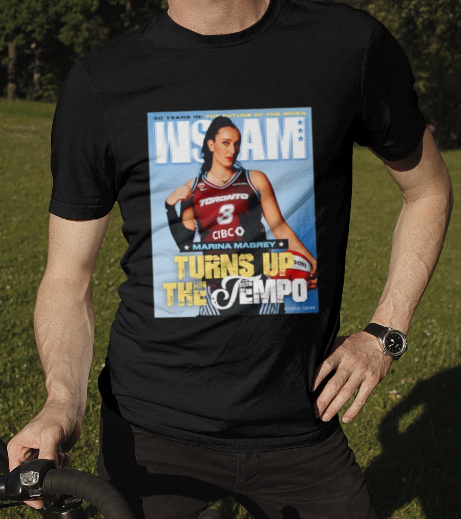 Marina Mabrey Turns Up The Tempo Toronto Basketball Slam Cover T-Shirt
