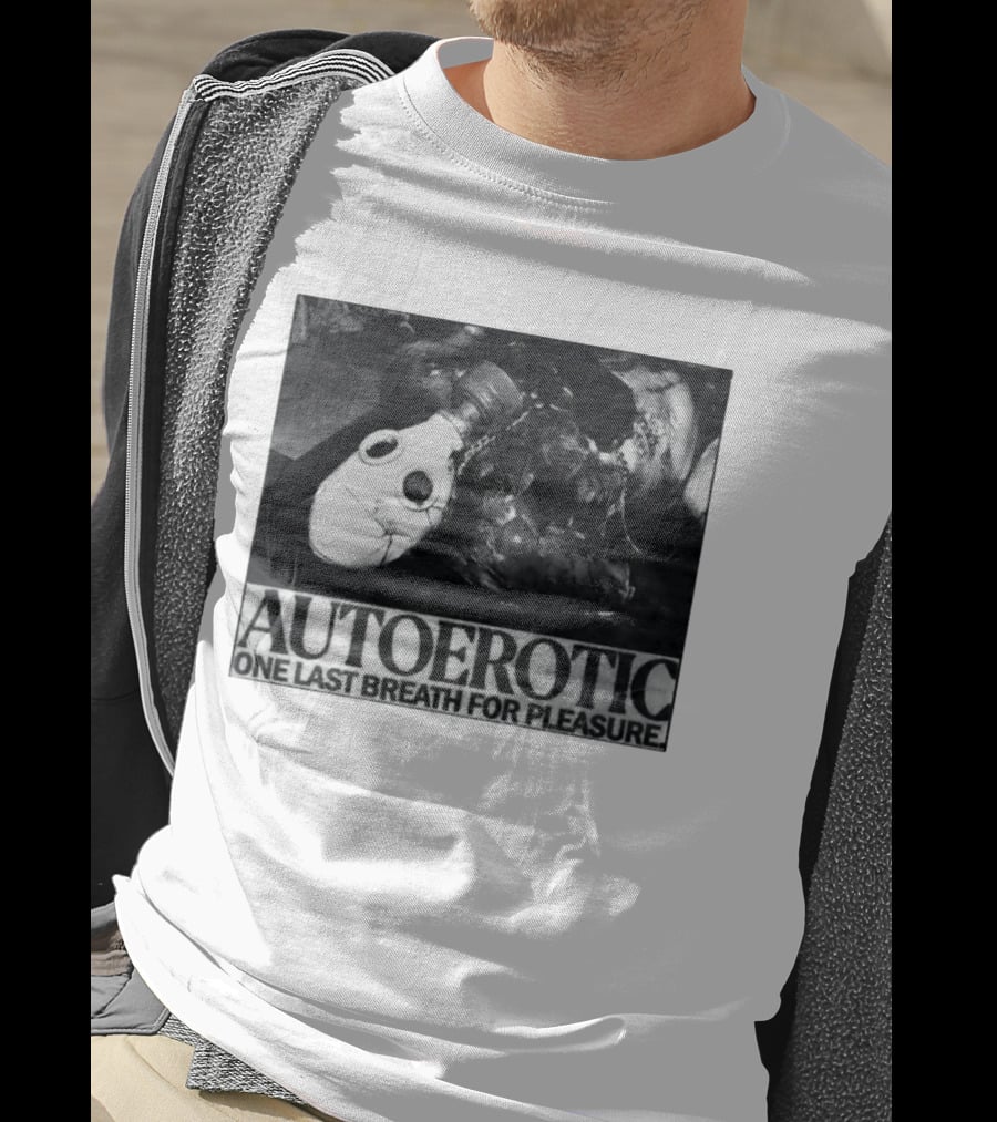 Autoerotic Gas Mask One Last Breath For Pleasure T-Shirt