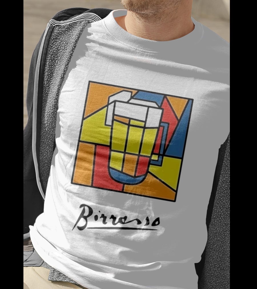 Birresso Beer Abstract Colorful Geometry T-Shirt