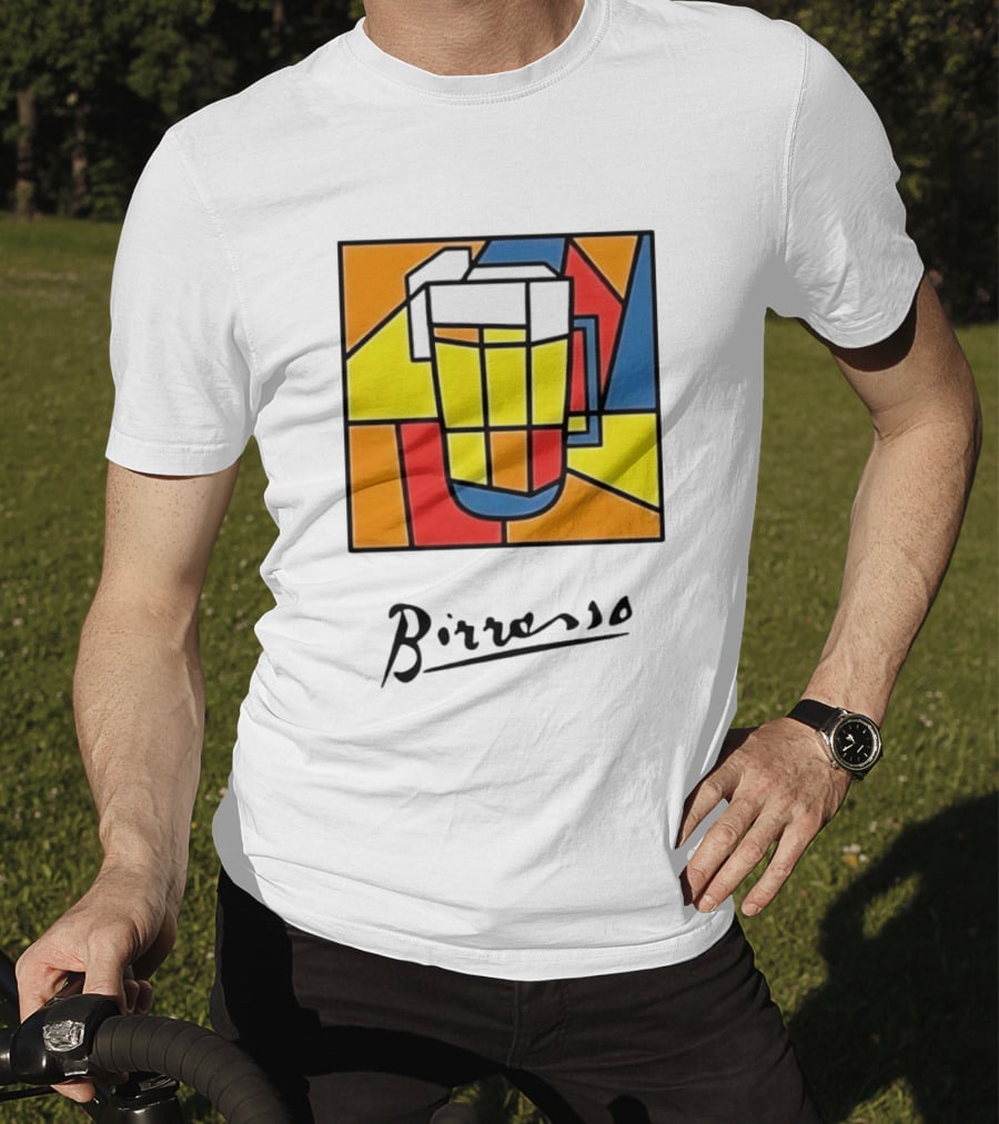 Birresso Beer Abstract Colorful Geometry T-Shirt