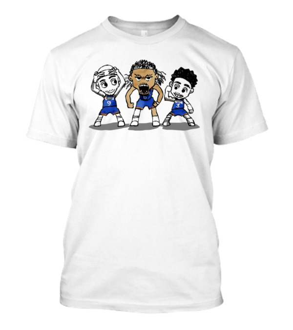 Oklahoma City Thunder Alex Caruso Jaylin Williams Jared McCain Cartoon Players T-Shirt