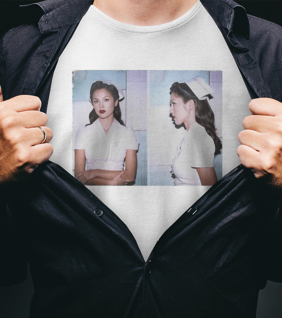 Olivia Rodrigo The Cure Photo Nurse Outfit Vintage Aesthetic T-Shirt