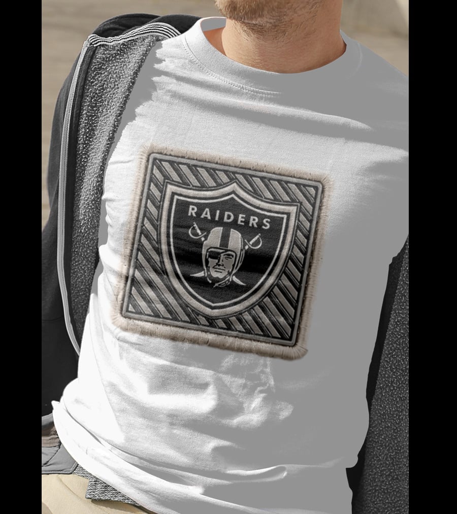Raiders 2026 Training Camp Hat Embroidered Patch Shield T-Shirt