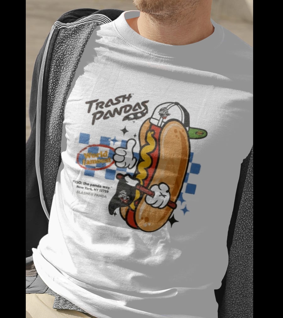 Trash Pandas World Famoust Hot Dog Thumbs Up T-Shirt