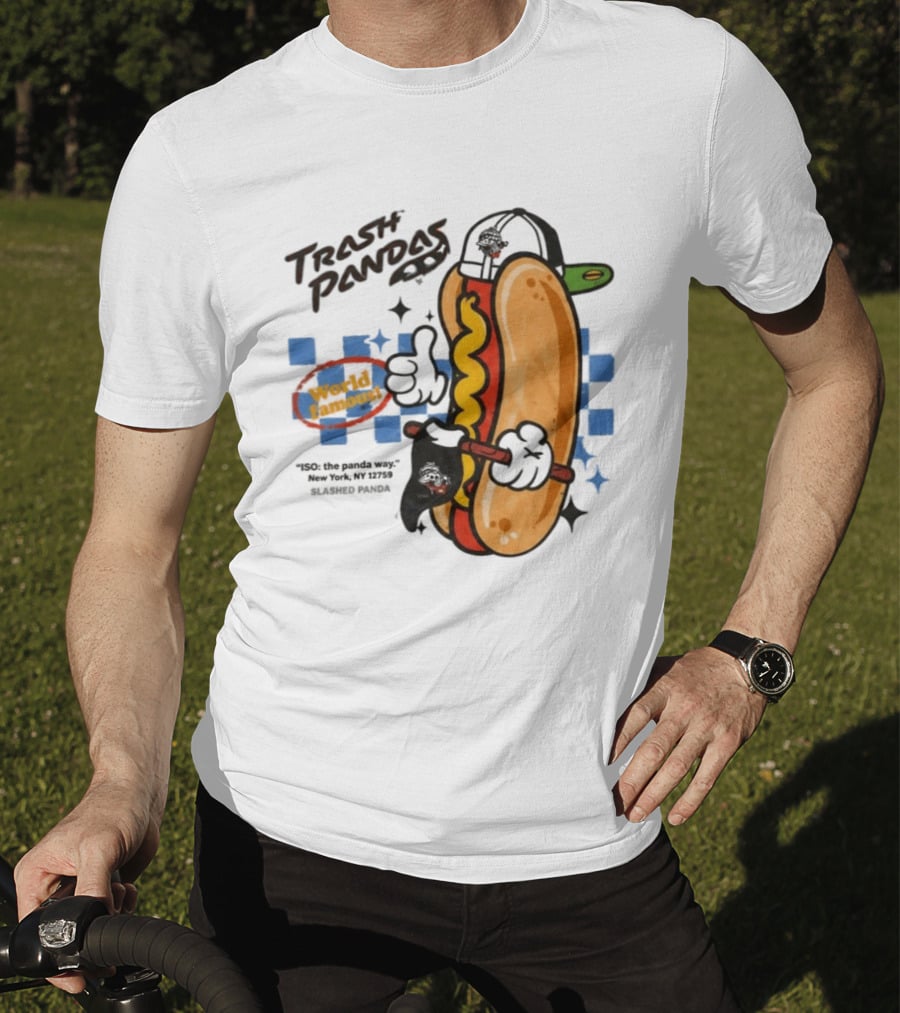Trash Pandas World Famoust Hot Dog Thumbs Up T-Shirt