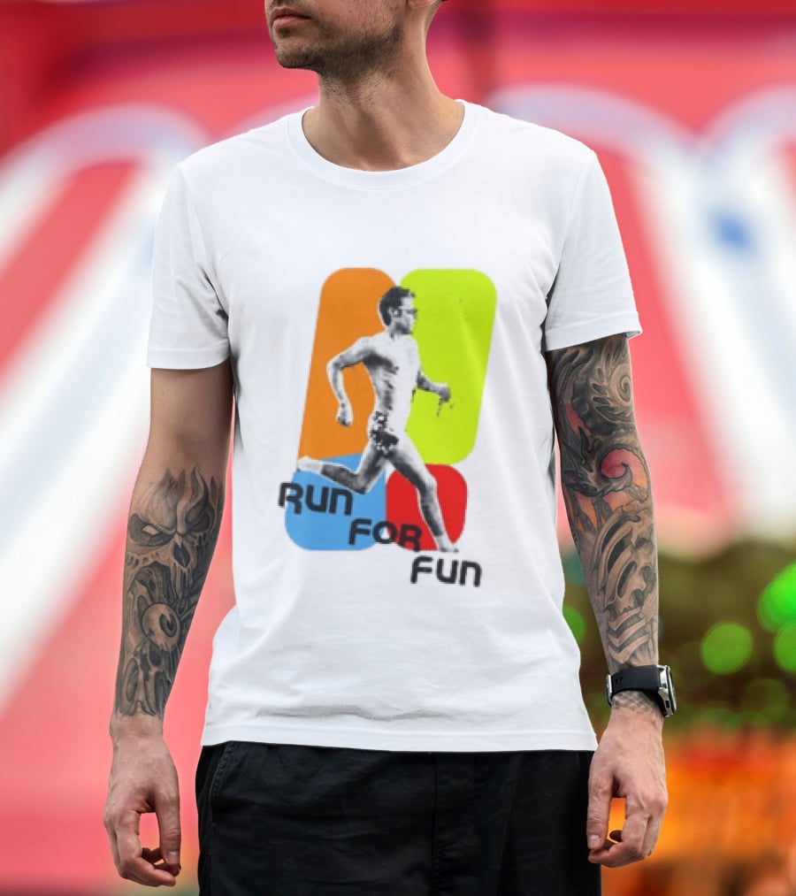 Run For Fun Harry Styles Colorful Running T-Shirt