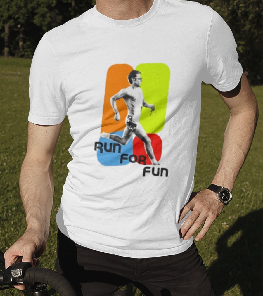 Run For Fun Harry Styles Colorful Running T-Shirt