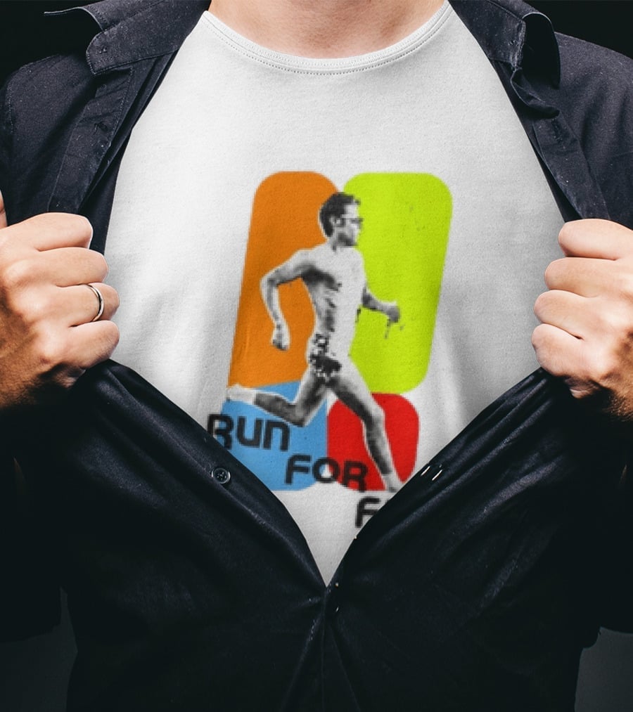 Run For Fun Harry Styles Colorful Running T-Shirt
