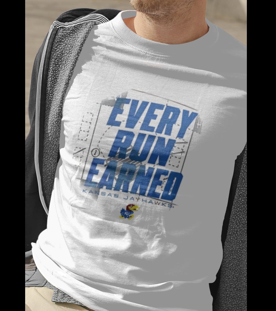Kansas Jayhawks Every Run Earned 2026 Postseason Dugout T-Shirt