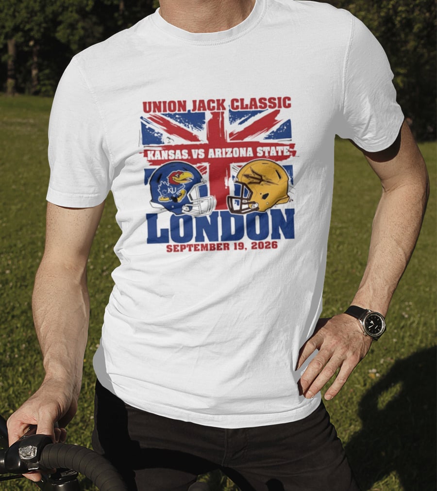 Union Jack Classic Kansas Vs Arizona State London September 19 2026 T-Shirt