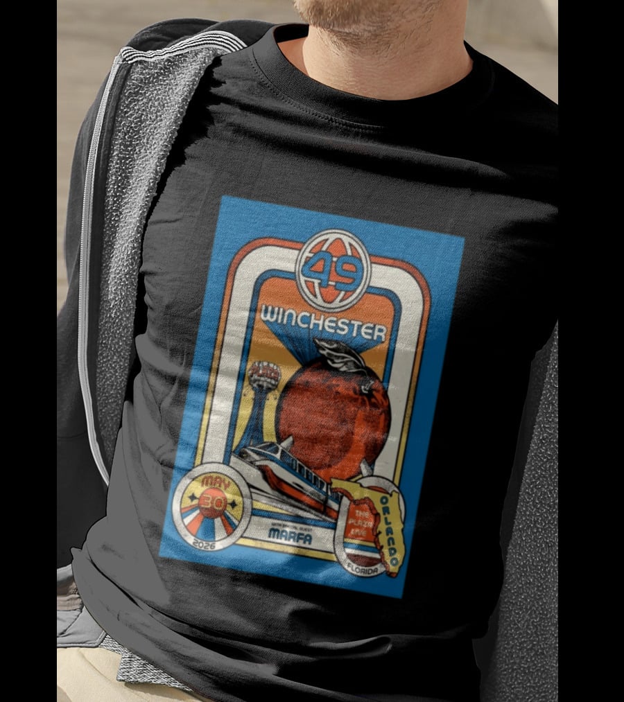 49 Winchester Orlando May 30 2026 Plaza Live Florida Special Guest Marfa T-Shirt