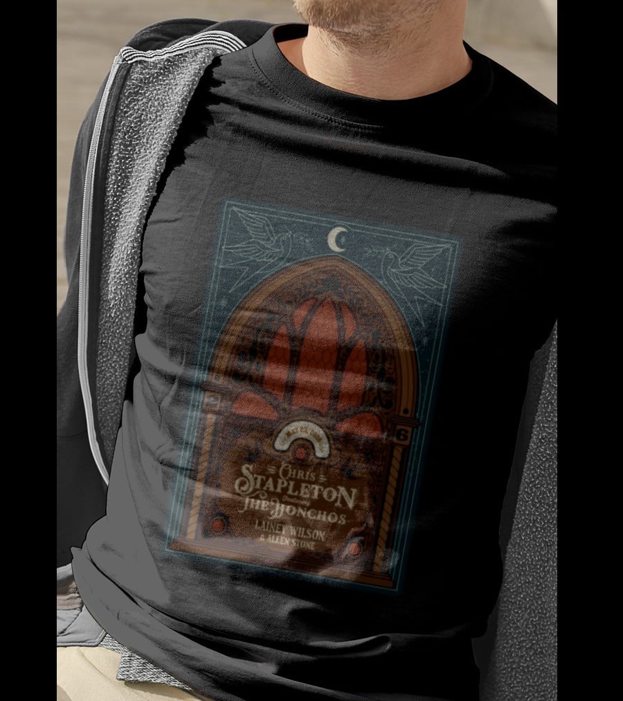 Chris Stapleton Featuring The Honchos Lainey Wilson Allen Stone May 23 2026 Nashville T-Shirt