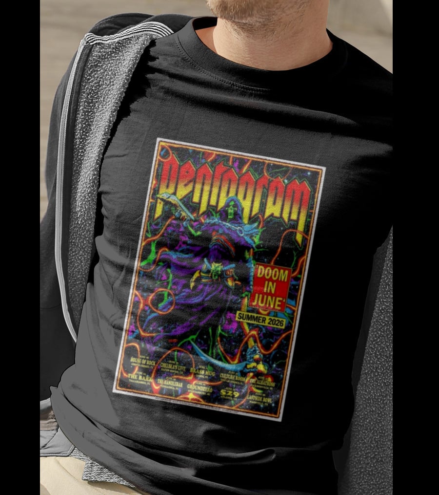 Pentagram Doom In June Summer 2026 Tour House Of Rock Chelsea's Live Brass T-Shirt