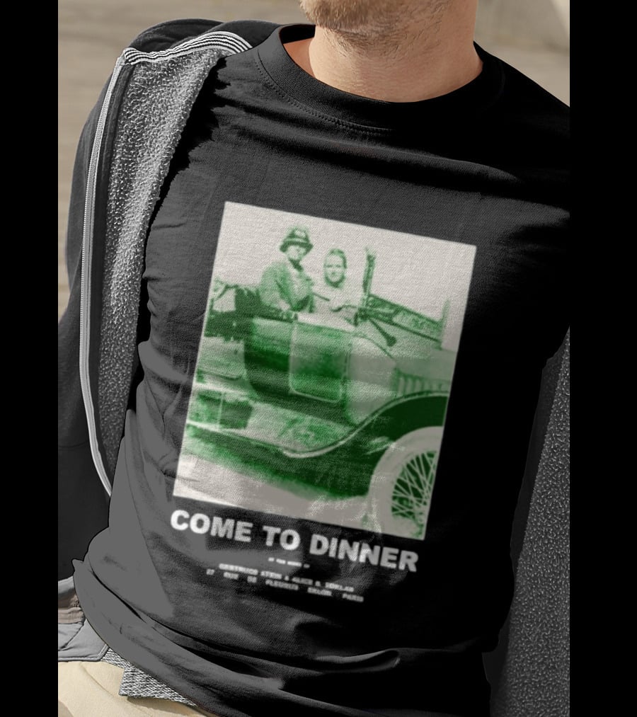 Come To Dinner Vintage Car Scene 1920s Nostalgia T-Shirt