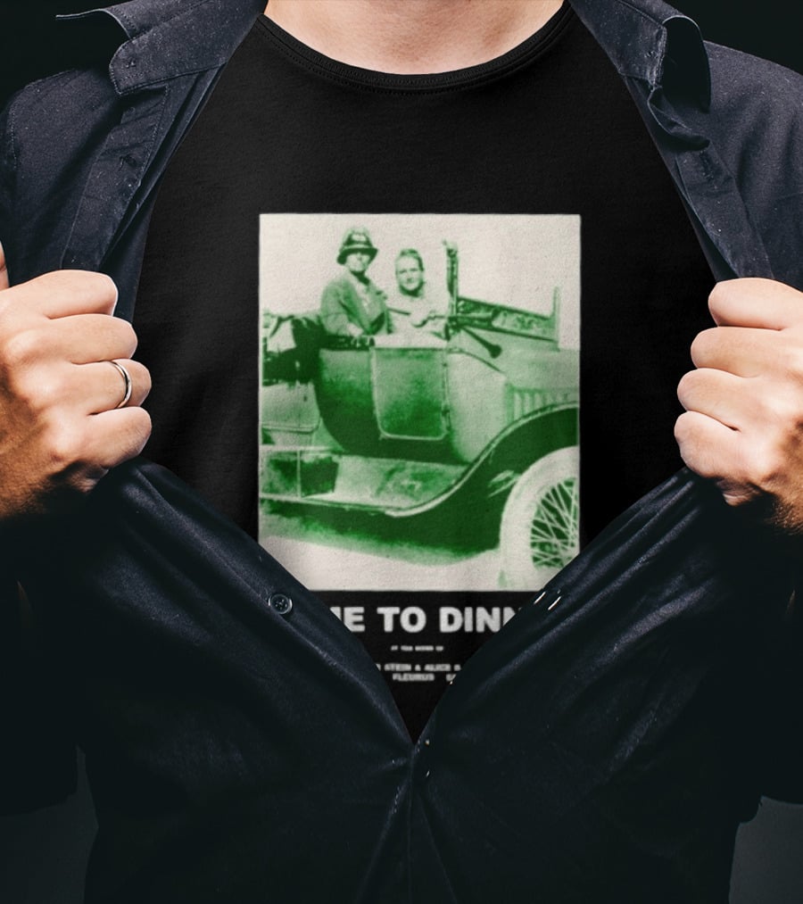 Come To Dinner Vintage Car Scene 1920s Nostalgia T-Shirt