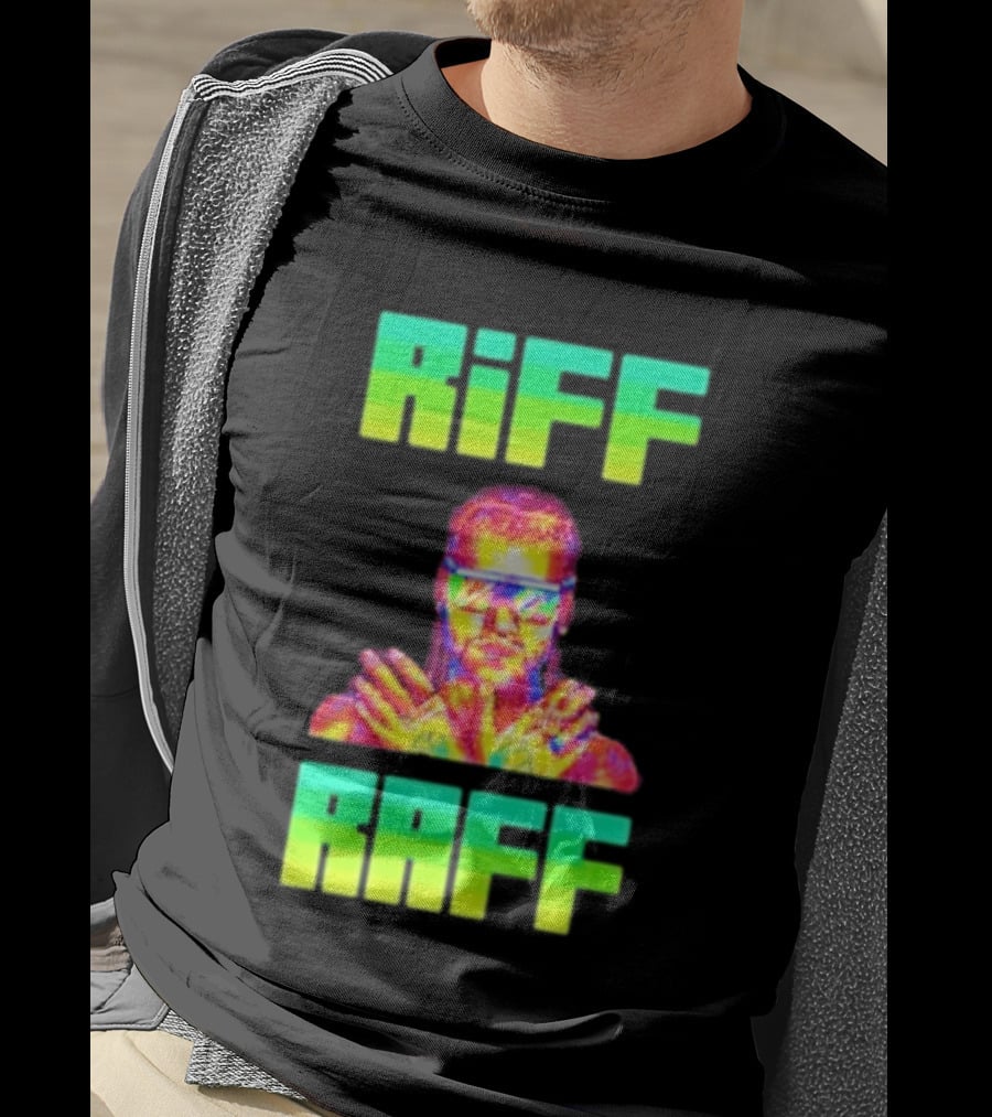Riff Raff Neon 8 Bit Style Dale Dan Tony T-Shirt