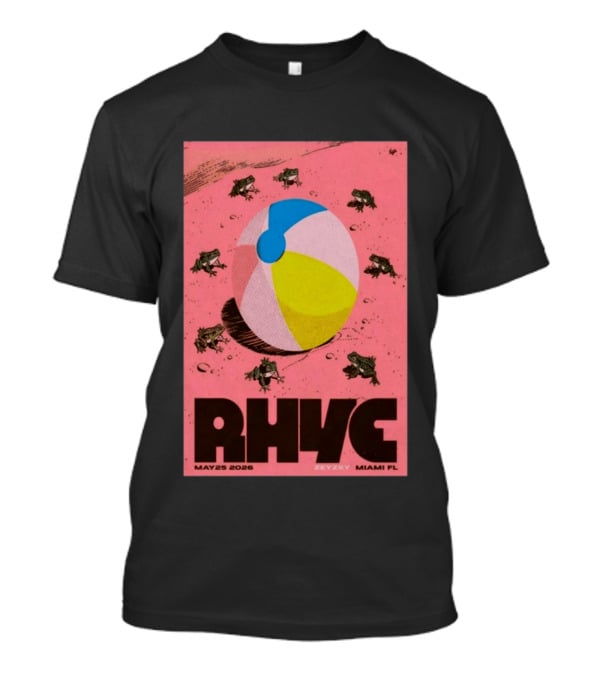 Rhye May 25 2026 ZeyZey Miami FL Tour Beach Ball Frogs T-Shirt