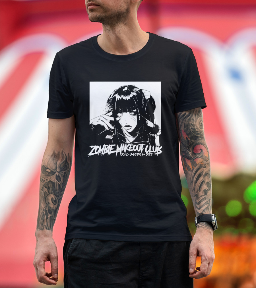 Zombie Makeout Club Manga Style Art Japanese T-Shirt