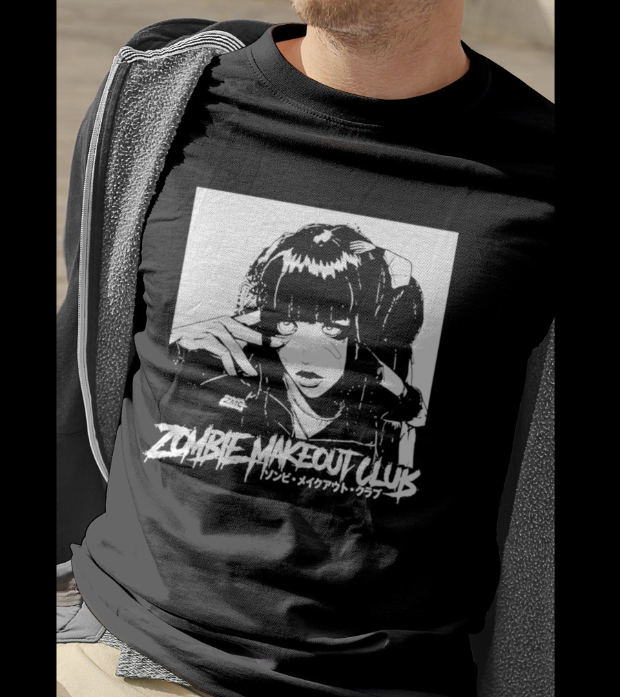 Zombie Makeout Club Manga Style Art Japanese T-Shirt