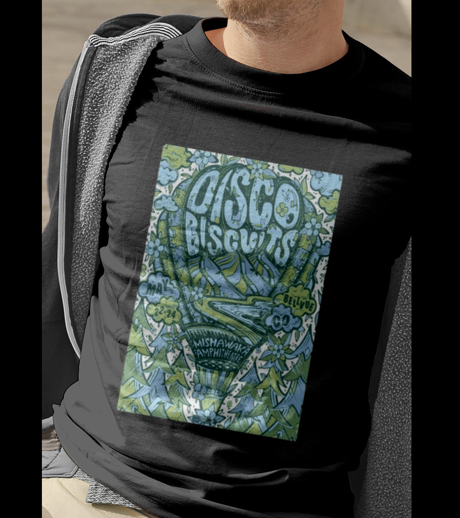 Disco Biscuits Mishawaka Amphitheatre May 22 24 2026 Bellvue CO T-Shirt