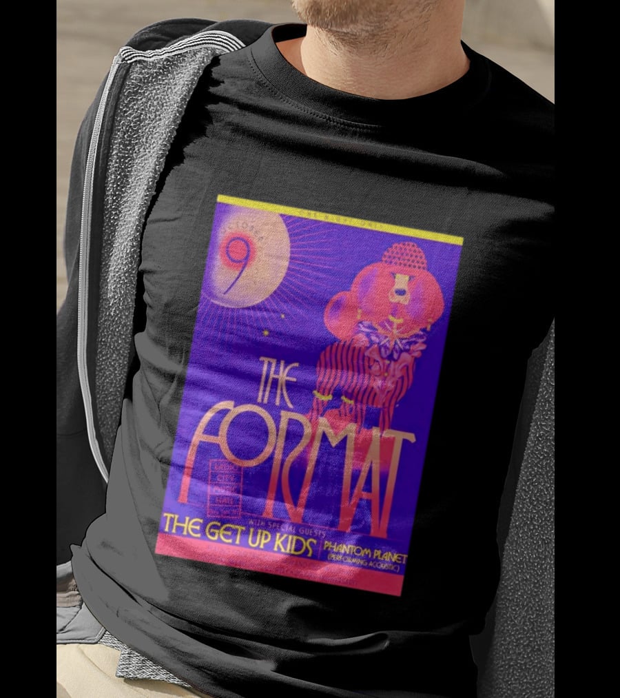The Format October 9 2026 Radio City Music Hall The Get Up Kids Phantom Planet T-Shirt