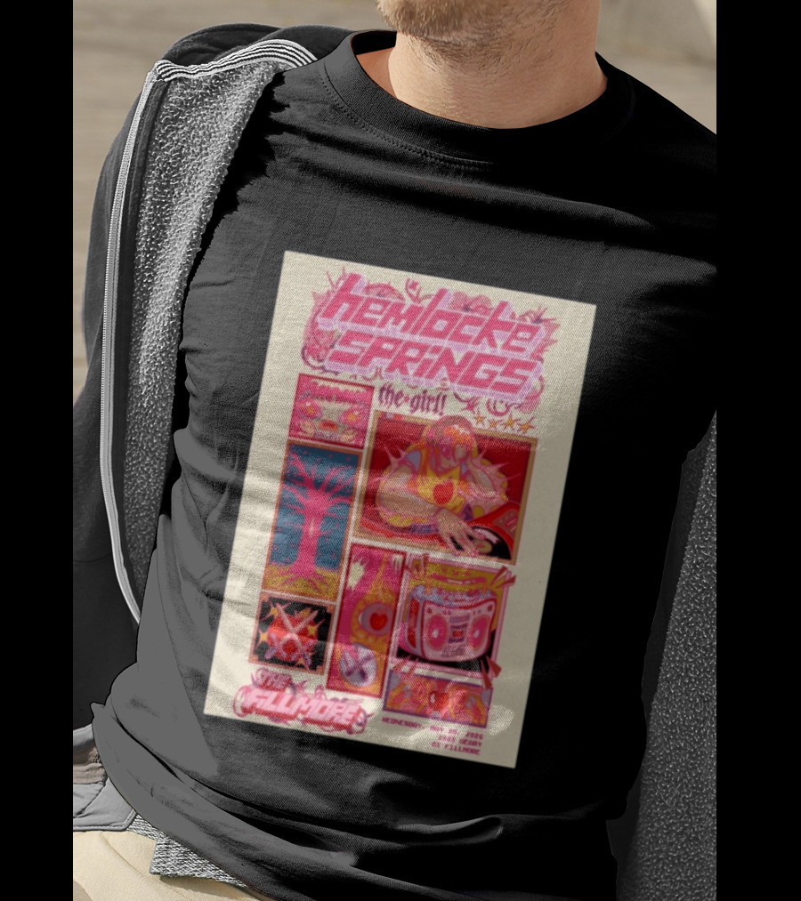 Hemlocke Springs The Girl May 20 2026 The Fillmore San Francisco Concert T-Shirt