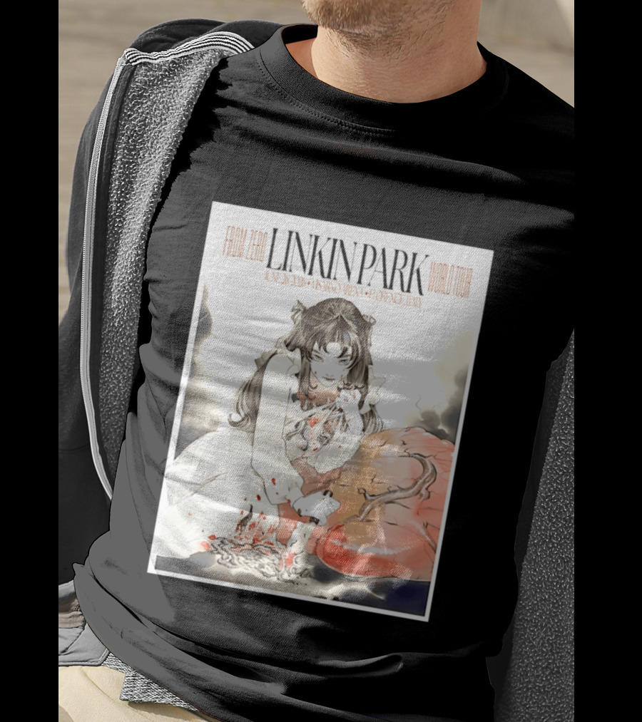 From Zero Linkin Park June 26 2026 Visarno Arena Florence World Tour T-Shirt