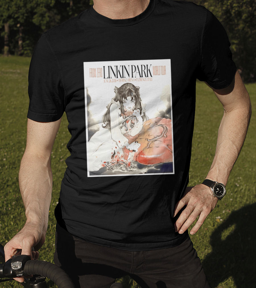 From Zero Linkin Park June 26 2026 Visarno Arena Florence World Tour T-Shirt