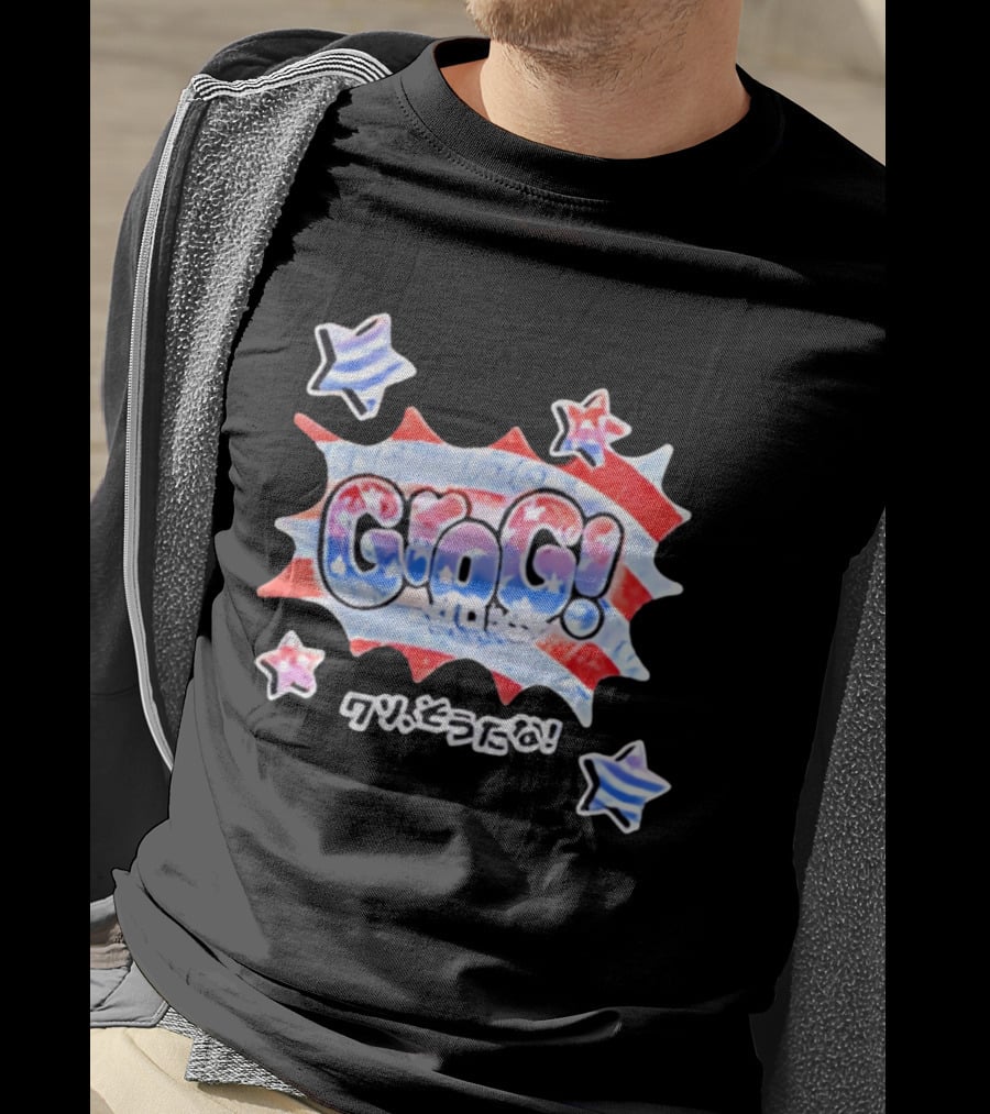 Live Free Grog Hard Grog 2026 Grog Tour Stars And Stripes Comic Burst T-Shirt