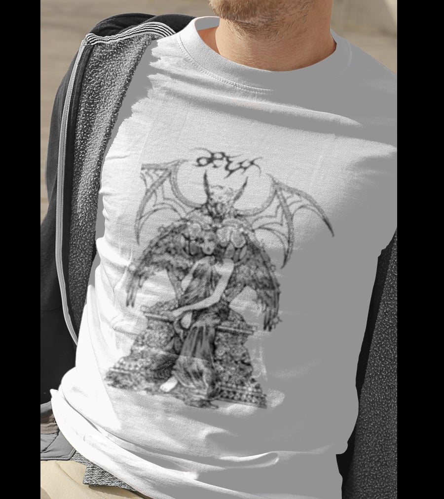 8Thwndr Gargoyle Winged Creature T-Shirt