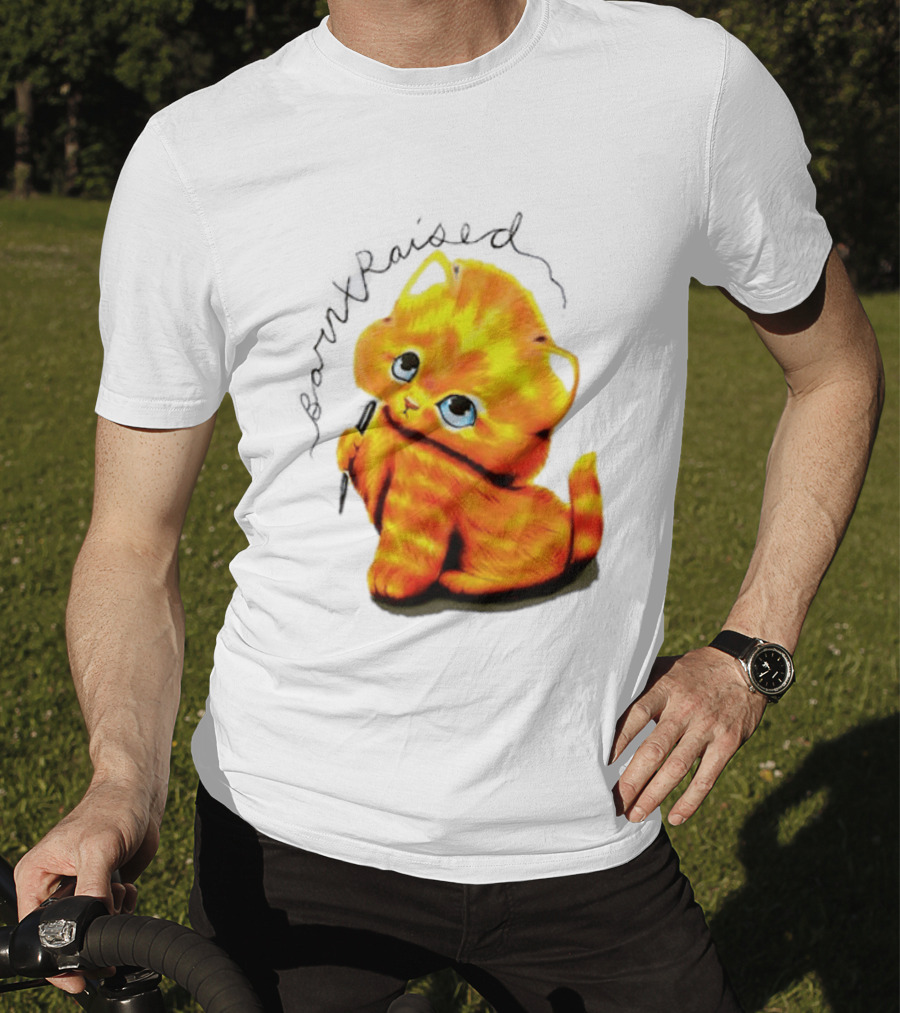 Born X Raised Mischief Orange Cat T-Shirt