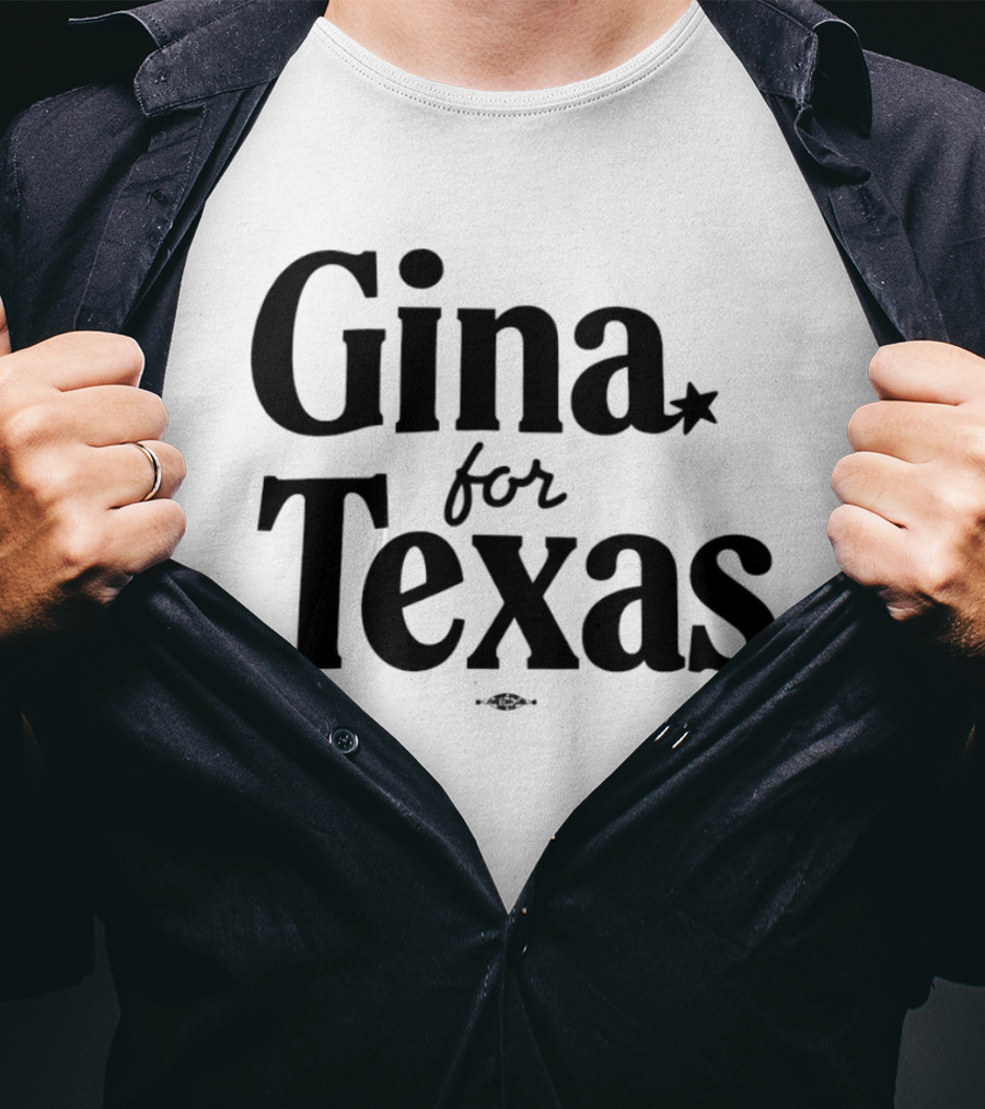 Gina For Texas Campaign Star T-Shirt