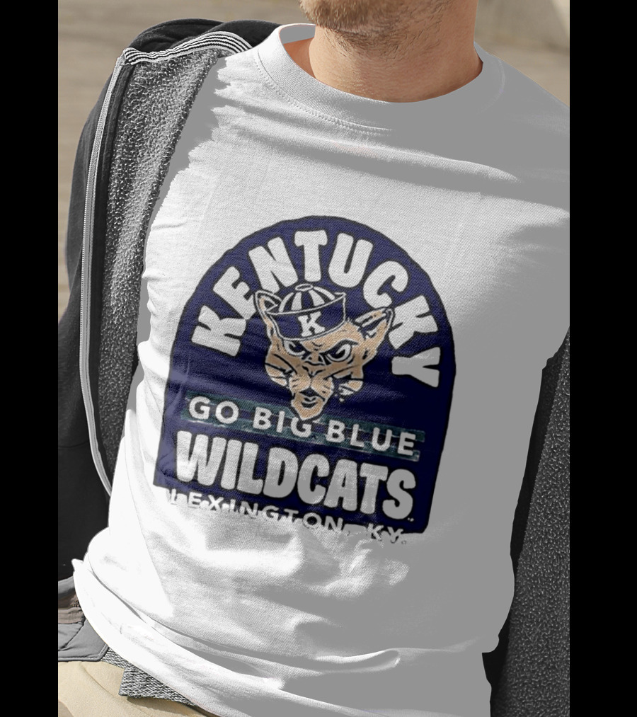 Kentucky Wildcats Go Big Blue Sailor Hat Lexington KY T-Shirt