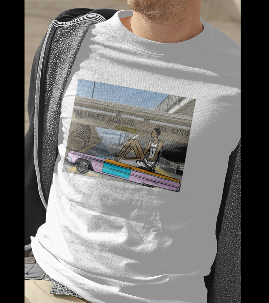 Victor Wembanyama Cruisin' Market Square Spurs 1 T-Shirt
