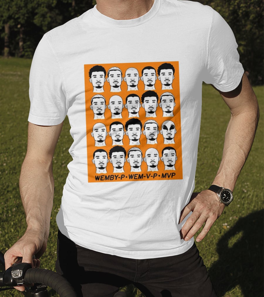 WEMBY P WEM V P MVP Victor Wembanyama Faces Collection T-Shirt