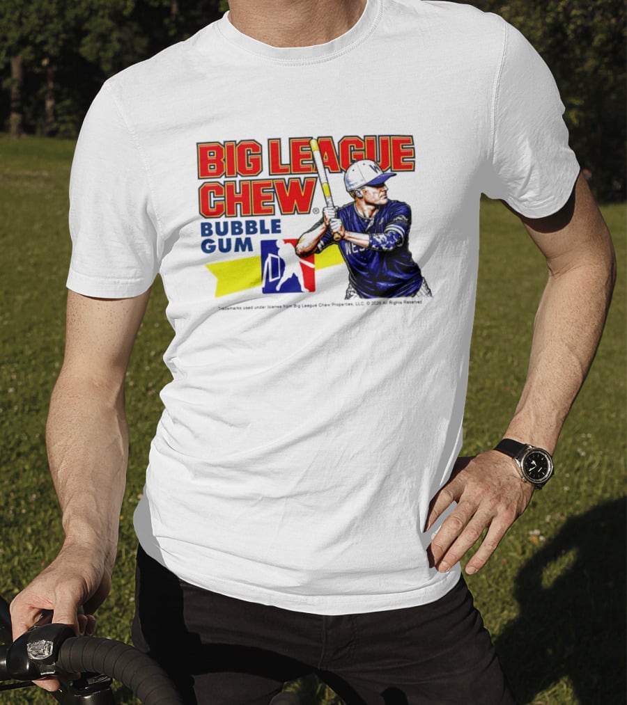 Big League Chew Bubble Gum Baseball Player Kyle Schultz T-Shirt