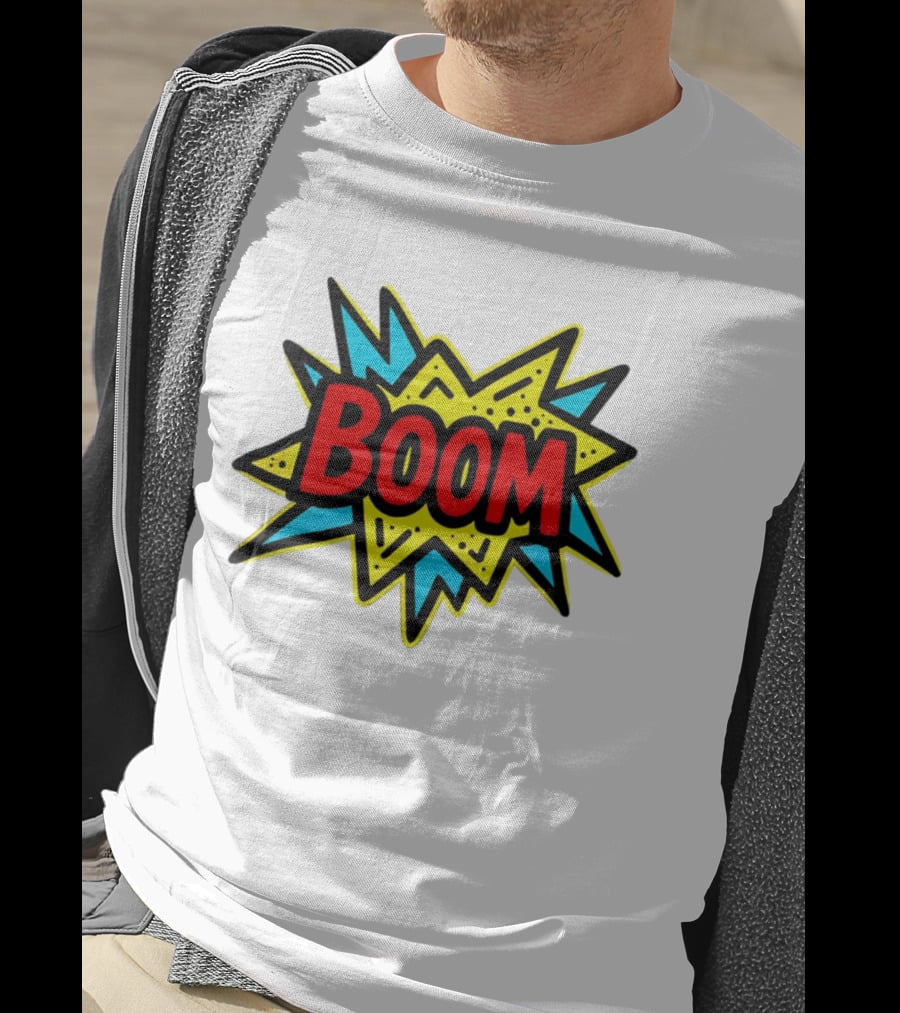 Mackenzie Shirilla Dad Boom Comic Style Burst T-Shirt