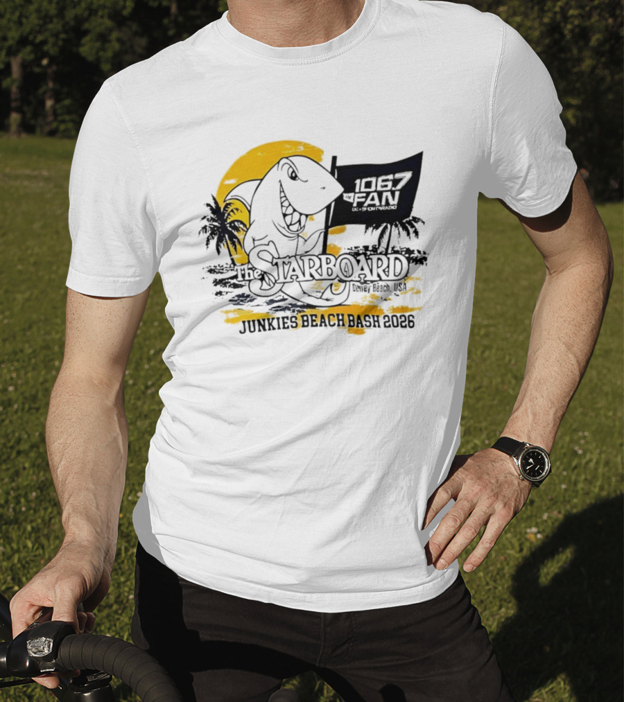 The Starboard 106.7 Junkies Beach Bash Dewey Beach USA 2026 T-Shirt