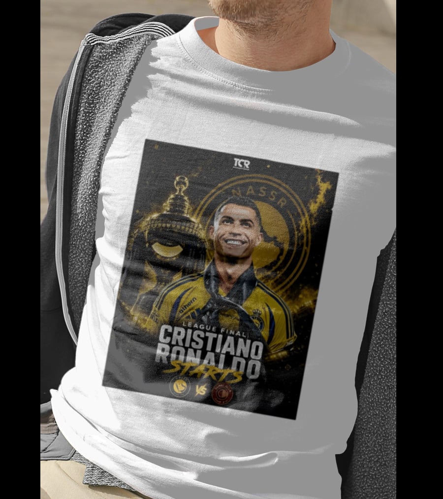 League Final Cristiano Ronaldo Starts Al Nassr Vs Damac Club T-Shirt