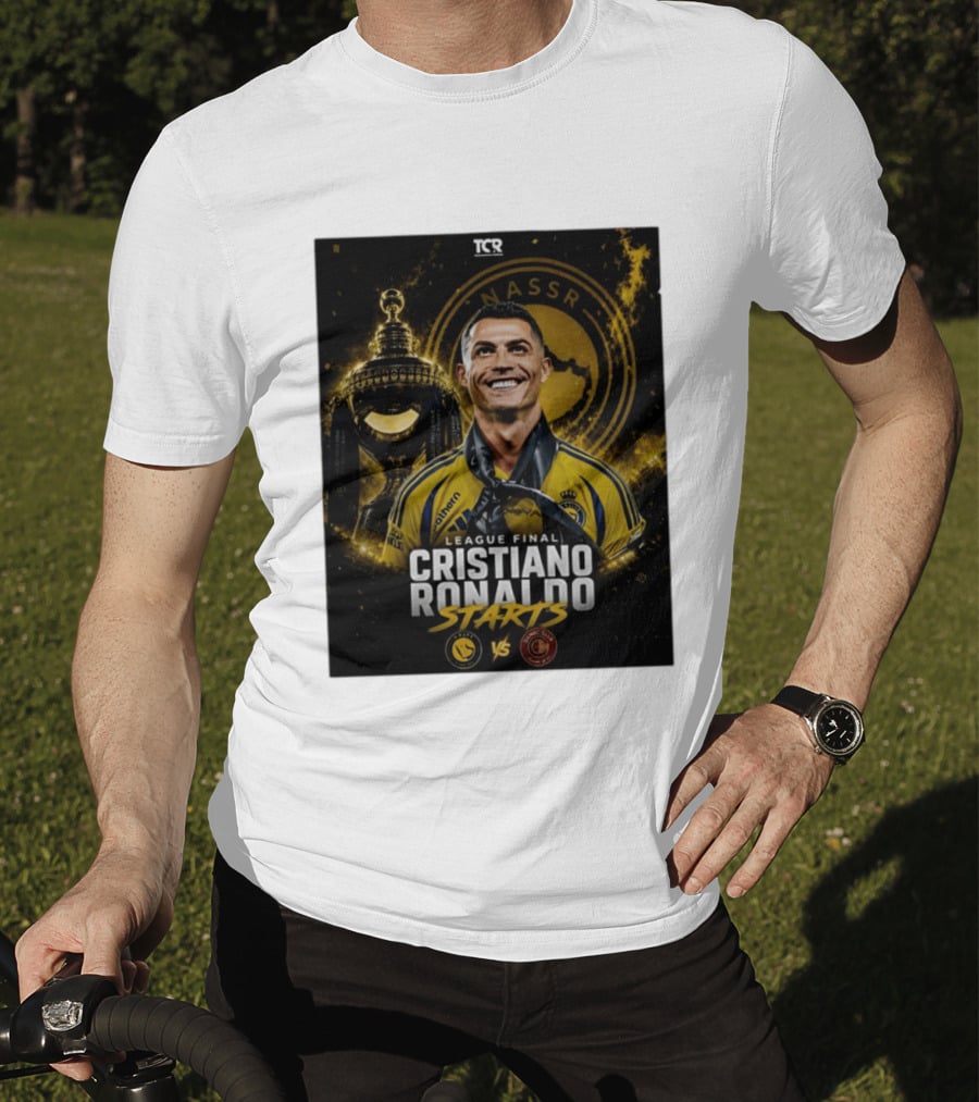 League Final Cristiano Ronaldo Starts Al Nassr Vs Damac Club T-Shirt