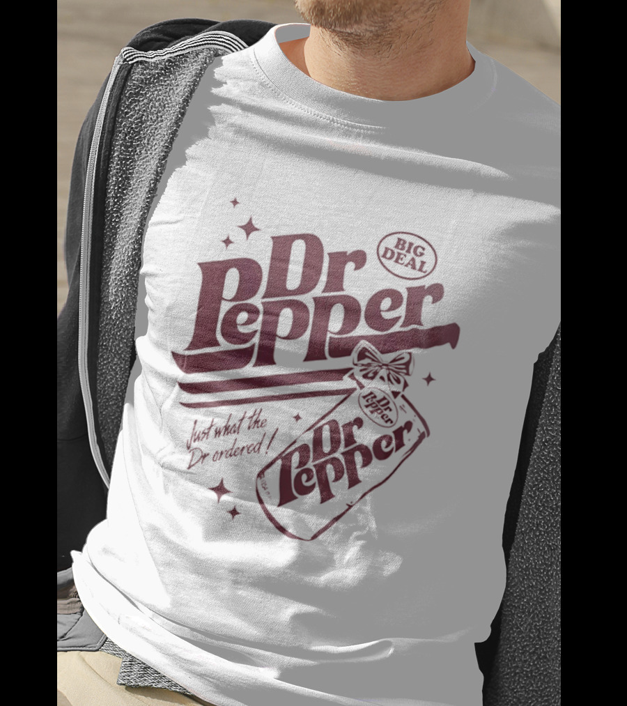 Dr Pepper Big Deal Just What The Dr Ordered Retro Bottle T-Shirt