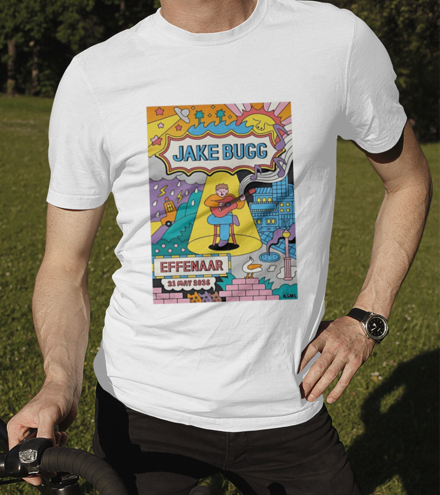 Jake Bugg Effenaar 21 May 2026 Pop Art Style Concert Event T-Shirt