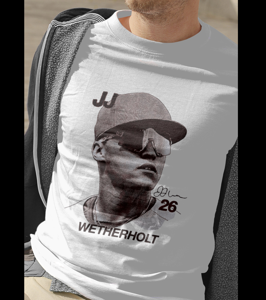 JJ Wetherholt 26 St. Louis Cardinals Baseball Big Head T-Shirt