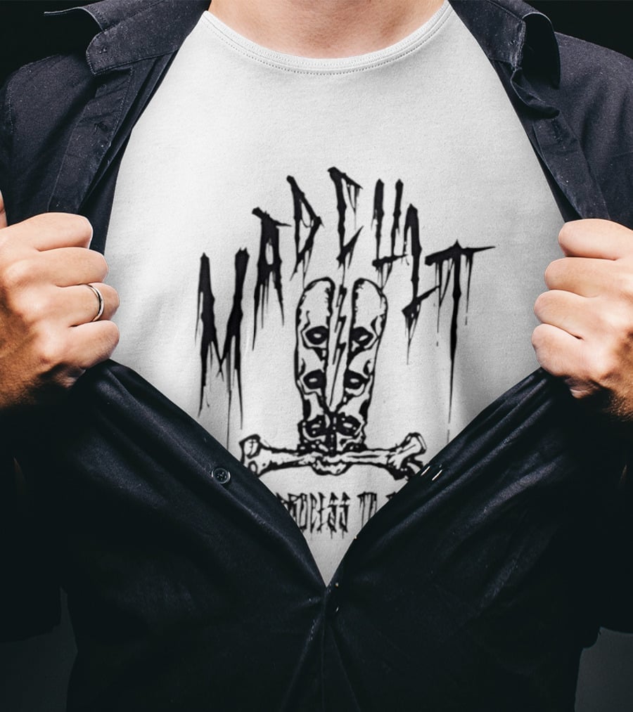 Mad Cult Process To The Death Skulls And Crossbones T-Shirt